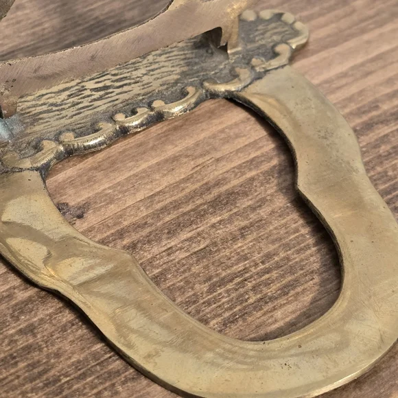 🤩Host Pick❤️Vintage Brass Swan Cut-Out Book Ends Made In Korea - Picture 9 of 13